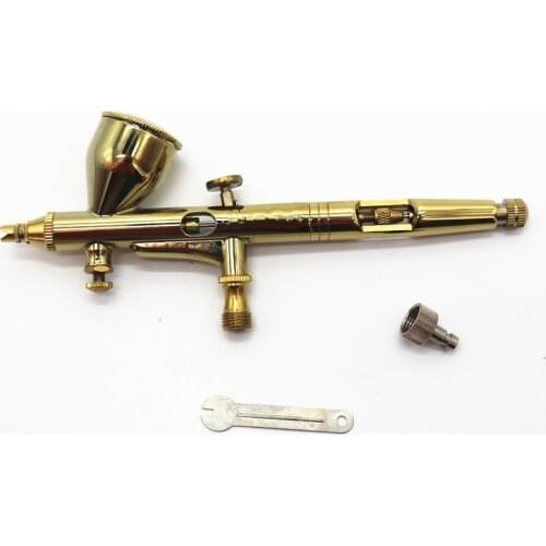 Free Shipping NT180 Double Action Airbrush Spray Gun Face Body Painting Tattoo Hand Tools Gravity Feed Type 0.2mm Mini Spray Gun