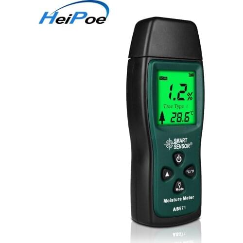 Digital Wood Moisture Meter Timber Damp Detector paper moisture analyzer with Measuring Range 2%~70