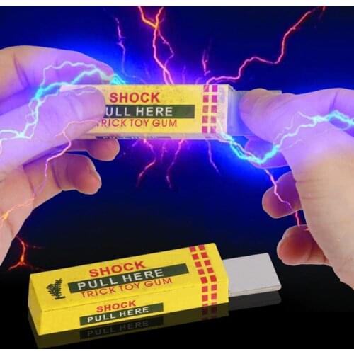 April Fools Day Hot electric people chewing gum shock entire toy spoof Tricky