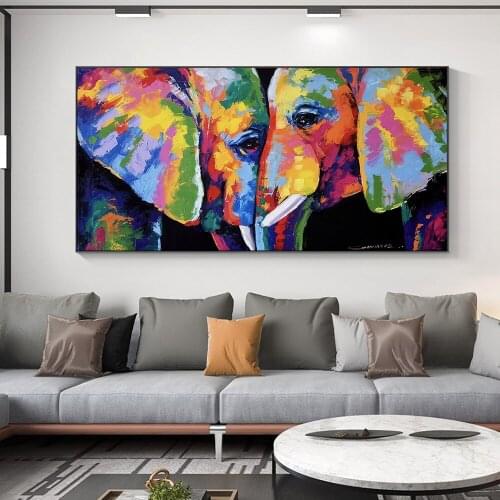 GATYZTORY 60*120cm large size Painting by numbers elephant Pictures Paintings on the wall animal canvas painting home decor