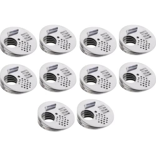 50pcs Bee Beekeeper Tool Nuc Box Entrance Gates New Stainless Steel
