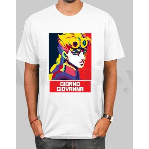 JoJo Bizarre Adventure Yoshikage Jonathan Joestar T Shirts Fashion Men and Women T-shirt Short Sleeve Unisex Tshirt Streetwear