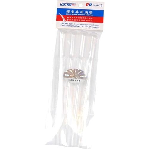 High Quality Hobby Tools U-STAR UA-15 4 in 1 Plastic Dropper Suckpipe Pinpet ,Made in TaiWan