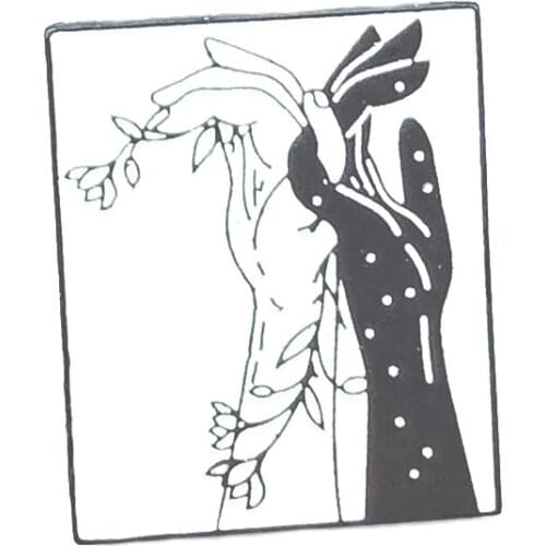 Fashion Couple Holding Hands Enamel Brooch Pin Little Finger Winding vine Romantic Love brooch Couple badge Jewelry