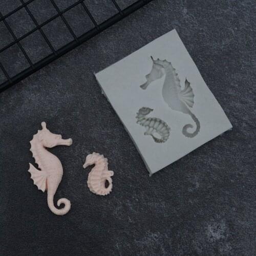Sea Horse Silicone Mold Sugarcraft Art Fondant Mold Cake Decorating Tools Chocolate Gumpaste Mold