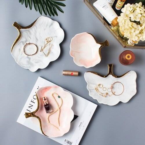 Marble pattern ins Nordic gold plated gold cutlery set combination plate bowl soup bowl dinner plate rice bowl