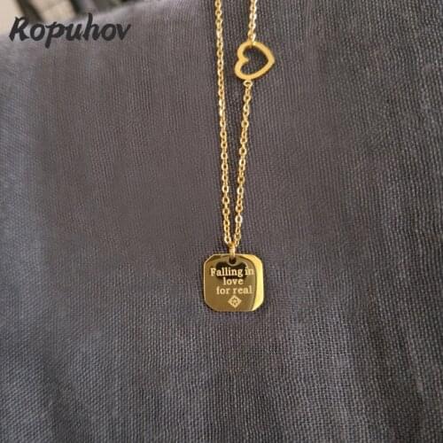 2021 New Trendy Korean Stylish Chain Necklace Office Ladies Fashion Popular Necklace