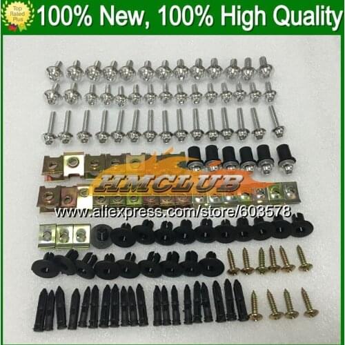 Fairing bolts full screw kit For KAWASAKI NINJA ZZR1200 02 03 04 05 ZZR-1200 ZZR 1200 2003 2004 2005 CL26 Nuts bolt screws Nut