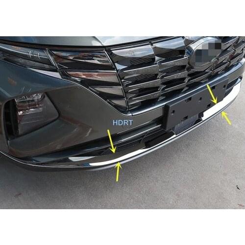 Fit for Hyundai Tucson-L 2021 ABS chrome Car for Automobile front bar trim