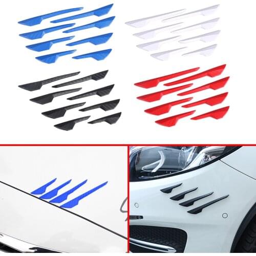 Universal Car Side Door Edge Scratch Anti-collision Corner Bumper Protector Guard Strips Cover Trim Accessories Carbon Fiber