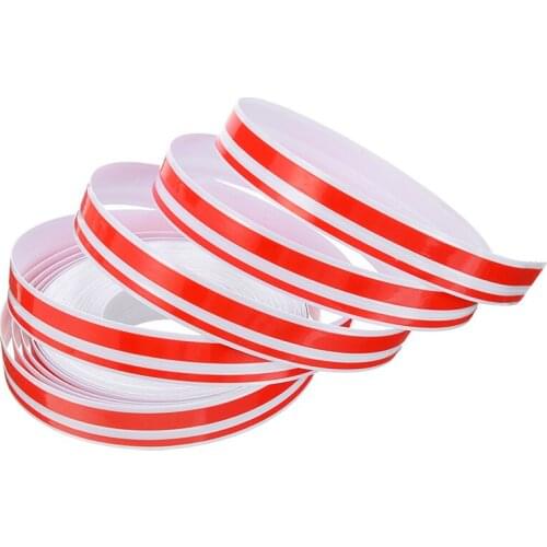 2pcs 32ft Red Striping Stripe Vinyl Tape DIY Decal Sticker Car Motorcycles Boat Refit Decals Sticker Tape