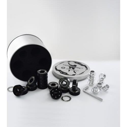 High Quality Inline Speed 608 Skates Bearing Black Golden 608z 608RS Race Skating Bearing for MPC CT PS dual covers 6-beads