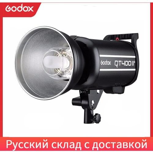 Godox QT400II 400WS GN65 1/8000s High Speed Sync Flash Strobe Light with Built in 2.4G Wirless System, Recycle time in 0.05-0.7s