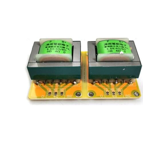 Z9 iron core 5.5K 8K 10K 12K 16K: 4Ω8Ω single-ended output transformer, 2W and 3W, primary current: 25mA, inductance: about 120H