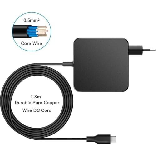 USB-C Laptop Adapter Charger Type C Power 20V 3.25A for MacBook Pro XIAOMI PD Fast Wall Charger