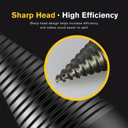 1PC 130x32mm Firewood Machine Drill Wood Cone Reamer Punch Driver Drill Bit Split Drilling Tools for woodworking drill bit