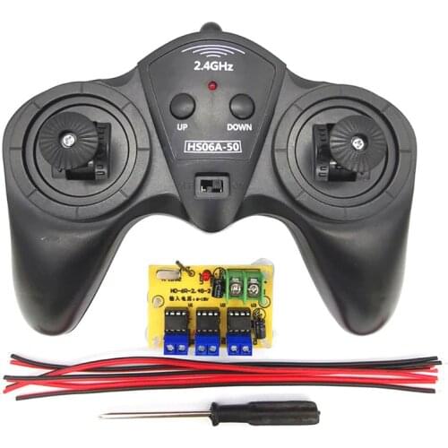 2.4G Transmitter 6 Channel Remote Control Receiver DC 6V-15V Car Model Ship DIY 50 Meters