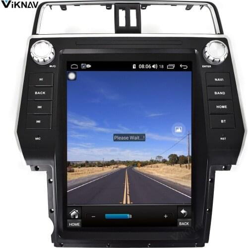 Car multimedia player for Toyota Land Cruiser Prado 2012-2014 auto radio stereo receiver GPS navigation head unit tape recorder