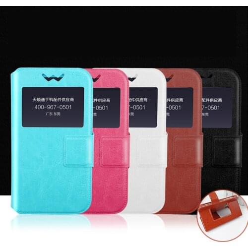Holder multifunctional PU Leather smartphone screen protetion book Cases cover for Prestigio MultiPhone 5453 5454 5455 DUO case