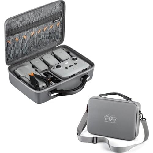 For DJI Mavic Air 2S Drone Portable Shoulder Bag Waterproof PU Carrying Case Outdoor Travel Bags Handbag Accessories Storage Bag