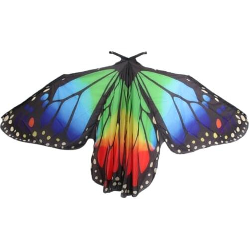 Egyptian Egypt Large Multicolor Butterfly Belly Dance Costume Isis Wings Christmas Wing Dancing Wear