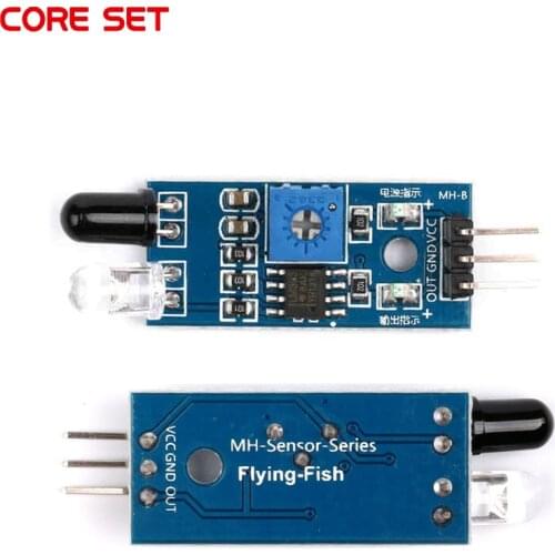 IR Infrared Obstacle Avoidance Sensor Module for Arduino Car Robot 3-wire Reflective Photoelectric New Porcelain