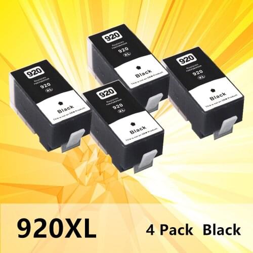 920 compatible ink cartridge black for HP 920XL For HP920 for HP Officejet 6000 6500 6500A 7000 7500 7500A printer