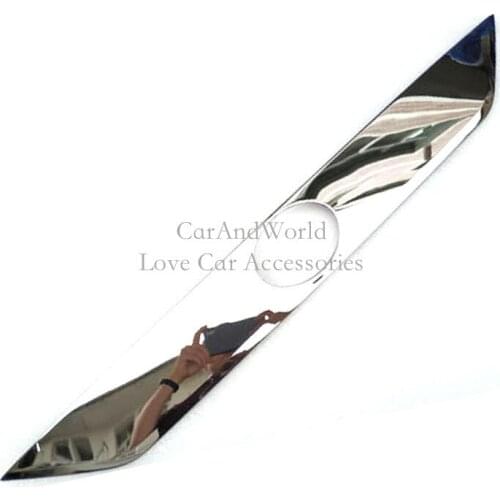 Stainless Steel Rear Trunk Lid Cover Trims For Toyota Rav4 Rav 4 XA50 2019 2020 Tail Door Decoration Car Styling Accessories