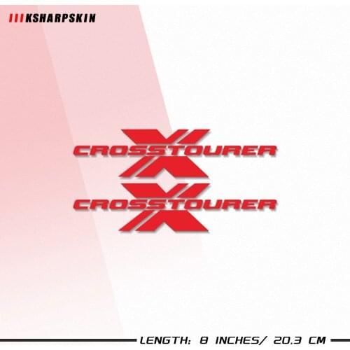 Stickers Motorcycle bicycle fuel tank sticker wheel helmet MOTO waterproof reflective logo decal For HONDA CROSSTOURER X