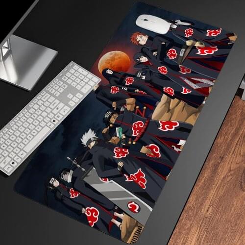 Oversized Beautiful Pattern Mouse Pad Desk Pad Lovely Anime Cool Ninja Mouse Pad HD Print Computer Gamer Locking Edge Mouse Mats