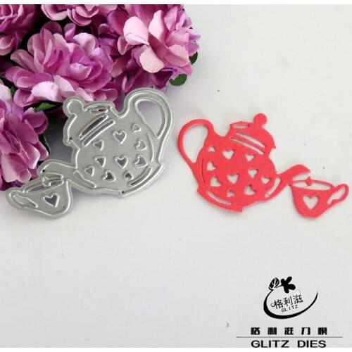 2016 New Teapot Metal Cutting Dies Stencils for DIY Scrapbooking/photo album Decorative Embossing DIY Paper Cards