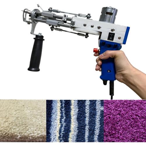2021 New 2 IN 1 Tufting Gun Can Do Both Cut Pile and Loop Pile Electric Rug Tufting Machine Wall Tapestries Hand Tufting Gun