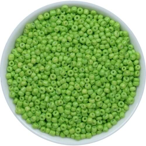 Wholesale Pick 32Color 1000/bag jewelry Glass beads Czech Seed Spacer Beads Light Green 2mm Jewelry Making Findings necklace diy