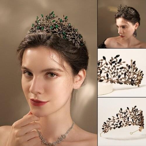 Bridal Crown Headwear Semi-circle Luxury Rhinestone Inlaid Headband for Female Wedding Birthday Hair Accessories BH