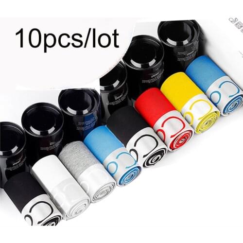 10pcs Mens Boxers Summer Sexy Underwear Breathable Men Underwear Boxers Short Soft Solid Panties Model Comfortable Boxer Homme