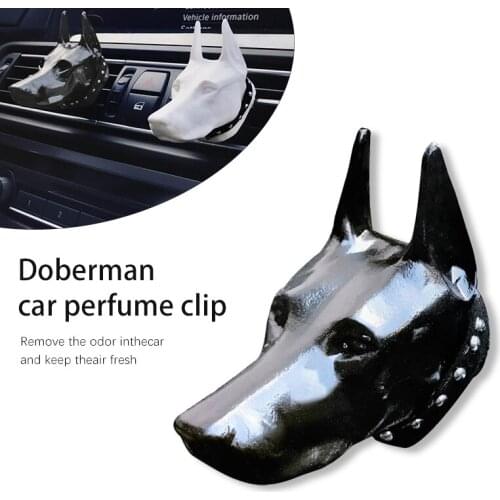 Car Interior Decoration Vehicle Aromatherapy Lasting Fragrance Doberman Vehicle Perfume Car Outlet Innovative