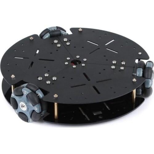 58mm Omnidirectional Wheel Chassis Intelligent Car Omni Mobile Robot Speed Measurement Motor for Arduino DIY Stem Toy Parts