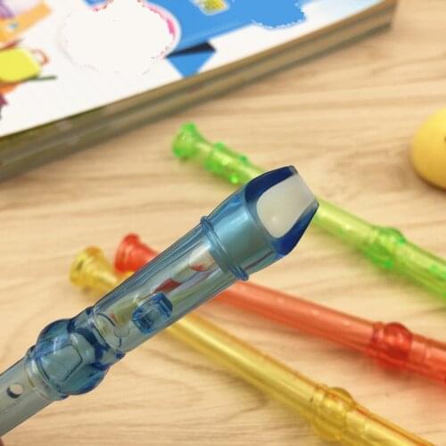 1pc Musical Whistle Toys Random Color 12cm*1.4cm Kids Educational for Children Boys Girls Developing Toys Funny Games