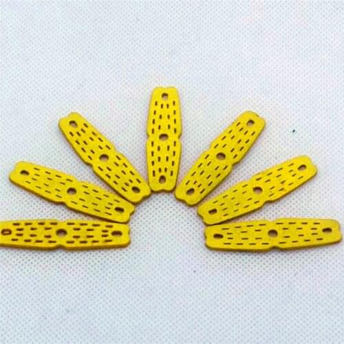 Precise Outdoor Catapults Sling Shots Accessories band Pouches Hunting 50PCS Cow Leather Tira Chinas Slingshot Pouches w/ Center