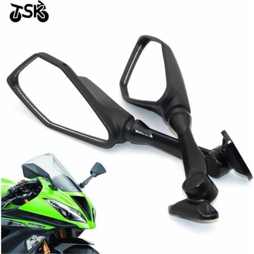Rear Side Rearview Mirrors For Kawasaki Ninja ZX6R 636 300R EX300 ABS 2013 2014 2015 Motorcycle Accessories New