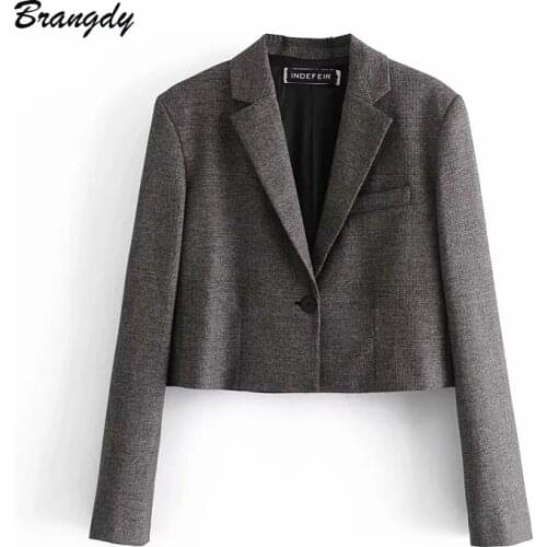 Женские повседневные пиджаки Brangdy China At AliExpress