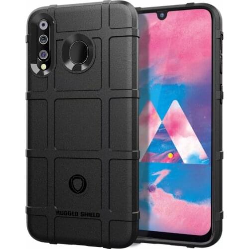For Samsung Galaxy M30 Case Soft Silicone rugged shield shockproof Armor Protective Back Cover case for samsung m30 phone shell