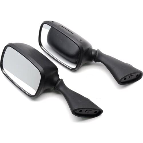 Motorcycle Black Side Mirror Rear Mirror For Suzuki HAYABUSA GSX1300R 1997-2011