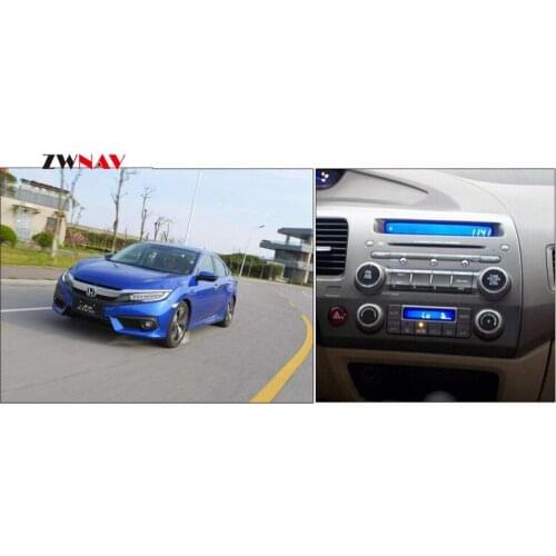 For Honda Civic 2006-2011 64GB Android 10 car dvd gps multimedia player car gps navigation raido video audio player Head unit