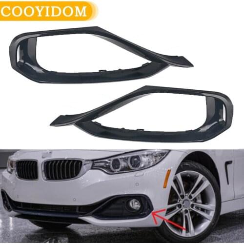 Chrome Front Fog Light Trim Cover Fog Light Frame cover Bumper trim For BMW F32 F33 428I 430I 435I 440I 51117294839 51117294840