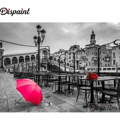 Dispaint Full Square/Round Drill 5D DIY Diamond Painting "Flower umbrella" Embroidery Cross Stitch 3D Home Decor A11482