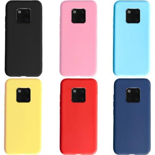 Cute Silicone Case For Huawei Mate 20 Pro Back Cover Soft TPU Phone Case For Huawei Mate 20 Pro 20Pro Bumper Full Couque 6.39