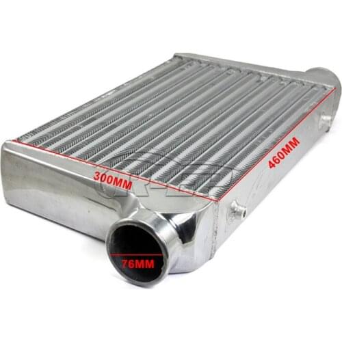 Modified car turbo cooling network Intercooler Universal Light Weight Aluminum Bar and Plate Turbo Front-Mount Water to Air