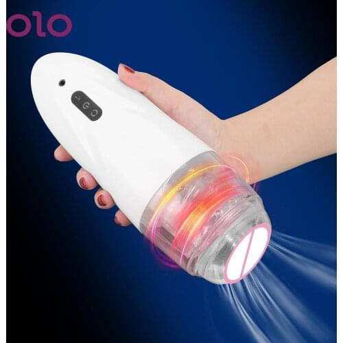 Male Masturbator Cup Automatic Rotation Real Vagina Pocket Voice Interaction Vacuum Sucking Sex Toy for Men 10 Adjustable Speed