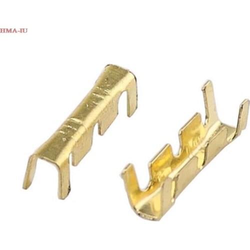 Uninsulated Female Spade Terminal Connectors Terminals Crimp Electrical Wire small teeth fascia terminal